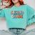 Second Grade Dream Team Back To School 2nd Grade Teacher Comfort Colors Sweatshirt Chalky Mint