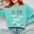 Show Your Work Math Teacher First Day Back To School Comfort Colors Sweatshirt Chalky Mint
