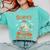 Sorry I'm Booked Ghost Reading Book Lover Teacher Halloween Comfort Colors Sweatshirt Chalky Mint