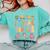 I Speak Toddler Teacher Pre-K Frist Day Back To School Comfort Colors Sweatshirt Chalky Mint
