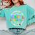 Special Education Teacher SPED Squad Team Kids Men Groovy Comfort Colors Sweatshirt Chalky Mint