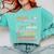SPED Caffeinate Advocate Laminate Educate Teacher Facilitate For Men Women Comfort Colors Sweatshirt Chalky Mint