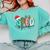 SPED Squad Special Education Teacher Autism Christmas Women Comfort Colors Sweatshirt Chalky Mint