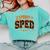 Sped Squad Team Special Education Teacher Halloween Comfort Colors Sweatshirt Chalky Mint Sped Squad Team Special Education Teacher Halloween Comfort Colors Sweatshirt Chalky Mint