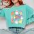 SPED Teacher Halloween Spooky Special Education Team Men Women Kids Comfort Colors Sweatshirt Chalky Mint