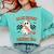 In My Spooky Math Teacher Era Groovy Retro Halloween Costume For Men Women Comfort Colors Sweatshirt Chalky Mint