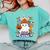 Spooky Para Crew Ghost Halloween Paraprofessional Teacher Comfort Colors Sweatshirt Chalky Mint