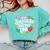 In My Substitute Teacher Era Comfort Colors Sweatshirt Chalky Mint