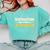 Be Like Subtraction And Make A Difference Teachers Comfort Colors Sweatshirt Chalky Mint