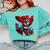 Super Power Superhero Boston Terrier Dog For Men Women Kids Comfort Colors Sweatshirt Chalky Mint