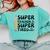 Super Teacher By Day Super Tired By Night Back To School Comfort Colors Sweatshirt Chalky Mint Super Teacher By Day Super Tired By Night Back To School Comfort Colors Sweatshirt Chalky Mint