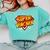 Super Teacher Superhero Back To School Teacher's Comfort Colors Sweatshirt Chalky Mint
