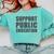 Support Public Education Protect Teachers Students Schools Comfort Colors Sweatshirt Chalky Mint