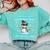 Surviving The Teacher Life Pjs Pajamas Christmas Xmas Teache Comfort Colors Sweatshirt Chalky Mint