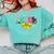 Teach Coquette Bow Teacher Back To School Happy First Day Comfort Colors Sweatshirt Chalky Mint Teach Coquette Bow Teacher Back To School Happy First Day Comfort Colors Sweatshirt Chalky Mint