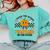 I Teach The Cutest Pumpkins In The Patch Groovy Teacher Fall Comfort Colors Sweatshirt Chalky Mint