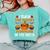 I Teach The Cutest Pumpkins In The Patch Halloween Teacher Comfort Colors Sweatshirt Chalky Mint
