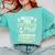 I Teach You Life Skills Home Economics Teacher Comfort Colors Sweatshirt Chalky Mint