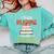 I Teach Reading Because Math Teachers Need Heroes Too Men Women Comfort Colors Sweatshirt Chalky Mint