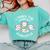 I Teach The Smartest Axolotls Cute Teacher Axolotl Comfort Colors Sweatshirt Chalky Mint