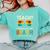 Teach I Thought You Said Beach Teacher Summer Vacation Comfort Colors Sweatshirt Chalky Mint