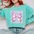 Teacher Bow Pencil Flowers Teacher Back To School Comfort Colors Sweatshirt Chalky Mint Teacher Bow Pencil Flowers Teacher Back To School Comfort Colors Sweatshirt Chalky Mint