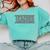 Teacher Checkered Racing Teacher Appreciation Men Women Comfort Colors Sweatshirt Chalky Mint Teacher Checkered Racing Teacher Appreciation Men Women Comfort Colors Sweatshirt Chalky Mint