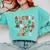 Teacher Christmas Alphabet Back To School Holiday Learning Comfort Colors Sweatshirt Chalky Mint Teacher Christmas Alphabet Back To School Holiday Learning Comfort Colors Sweatshirt Chalky Mint