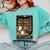 The Teacher Ghost Book Reading Books Lover Halloween Comfort Colors Sweatshirt Chalky Mint