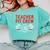 Teacher Pit Crew Race Car Driver Costume Men Women Kids Comfort Colors Sweatshirt Chalky Mint
