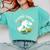 Teacher-Saurus Dinosaur Teacher Design T-Rex Design Comfort Colors Sweatshirt Chalky Mint