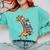 Teacher Shirt Giraffe Holding Books Bookworm Librarian Comfort Colors Sweatshirt Chalky Mint