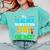 My Teacher Survived 100 Days Of Me Dab 100 Days Of School For Men Women Kids Comfort Colors Sweatshirt Chalky Mint
