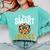 Teacher I Teach Smart Cookies Nerd Comfort Colors Sweatshirt Chalky Mint