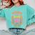 Teacher Teachers Love Brains Halloween Men Women Comfort Colors Sweatshirt Chalky Mint