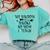 Teacher Witch Halloween My Broom Broke So Now I Teach For Men Women Comfort Colors Sweatshirt Chalky Mint