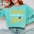 Teacher Of The Year Men Women Teachers Comfort Colors Sweatshirt Chalky Mint