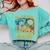 All Teachers Love Brains Shirt Teacher Halloween Tee Comfort Colors Sweatshirt Chalky Mint