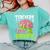 Teachers Love Brains Zombie Teacher Halloween Zombies Comfort Colors Sweatshirt Chalky Mint