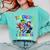Teachers Are Superheroes Back To School Comfort Colors Sweatshirt Chalky Mint