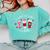 Teachers Valentine Day I Love My Class A Latte Coffee Women Comfort Colors Sweatshirt Chalky Mint