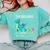Teachersaurus Like A Normal Teacher But More Awesome Comfort Colors Sweatshirt Chalky Mint