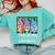 Teaching My Little Gnomies With Gnome For Teacher Women Comfort Colors Sweatshirt Chalky Mint Teaching My Little Gnomies With Gnome For Teacher Women Comfort Colors Sweatshirt Chalky Mint