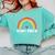 Team Pre-K Teacher Crew Squad Hello Back School Graduation Comfort Colors Sweatshirt Chalky Mint
