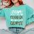 Team School Nurse Camo Teacher Student Back To School For Men Women Comfort Colors Sweatshirt Chalky Mint