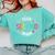 Team Second Grade Teacher Back To School 2nd Grade Squad Comfort Colors Sweatshirt Chalky Mint