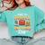 Test Day State Football Tackle Testing Day Sports Teacher Comfort Colors Sweatshirt Chalky Mint