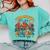 Thankful For My Preschool Turkeys Thanksgiving Teacher Fall Comfort Colors Sweatshirt Chalky Mint