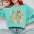 In My Thankful Teacher Era Cute Groovy Thanksgiving Teacher Comfort Colors Sweatshirt Chalky Mint