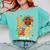 Thanksgiving Love Pre-K Teacher Turkey Autumn Fall For Men Women Girls Kids Comfort Colors Sweatshirt Chalky Mint